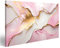 islandburner Tableau sur Toile Fond Abstrait Marbre Or Rose Design Liquide Tons Azur Clair Rose G Cadre Affiche Poster Murale Tableaux