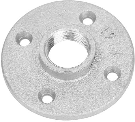 JZYSS Flange Flange 10 Pezzi DN20 4 Fori Flangia Base Strumento Hardware 3/4'' Flangia in ghisa con Filettatura a Vite Flangia Filettata