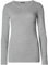 Top Linen (NW) Ltd Women Long Sleeve T Shirts - Plain Stretch Round Scoop Neck T Shirt - Lightweight Womens T Shirts for Casual Wearing - Ladies T Shirts Made in The UK (Silver Grey, S/M)