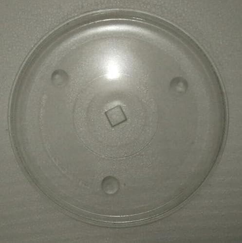 28 cm de Calidad de Espesor microondas Horno de Cristal Placa giratoria antujano Cuadrado Antico de Vidrio Plato Cuadrado