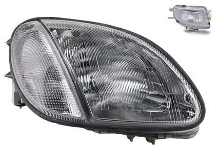 Johns, Scheinwerfer Halogen passend für Mercedes R170 SLK 09/1996-04 H7 H7 Re. + Nebel.