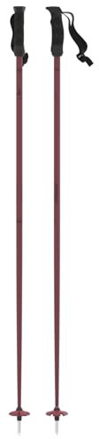 ATOMIC CLOUD Skistöcke - Maroon - Länge 115 cm - Hochwertiger Aluminium-Skistock - Ergonomischer Griff für mehr Grip - Stock mit 60 mm Pistenteller - Einsteiger-Stöcke