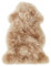 -LUXOR- living Lammfell Schaffell Echt, Fellteppich, Fell für Stühle, Schaffell Teppich, Bettvorleger Schlafzimmer, 50 mm Florhöhe, 60 x 85 cm Camel