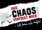 Gutsch Verlag Postkarte mit Spruch Das Chaos verfolgt mich, ich kann nix dafür - Witzige Postkarte, Schwarz-Weiß Design mit lustigem Text und Chaos-Motiv