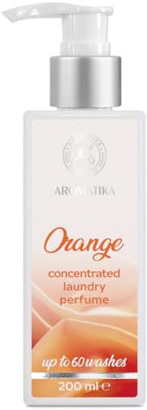 Konzentriertes Wäscheparfüm Orange 200ml - Orangenduft - Wäscheerfrischer - Flüssige Parfüm Wäsche - Parfum für Waschmaschine - für Langanhaltenden Duft - Zitrus Aroma - Wäscheduft