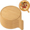 HBBursts 8 Pack Wooden Pizza Serving Board, Lightweight Tray With Handles, For Pizza Making Storage Up To 13 Inches (Color : Light Brown, Size : 13inch)