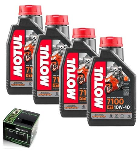 KIT TAGLIANDO FILTRO OLIO 7100 SINTETICO SINTETICO 10W40 COMPATIBILE CON YAMAHA YZF-R1 1000 2007 > 2007 HF204