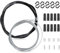 Schaltzug Fahrrad, Fahrrad Schaltseil Set, Universa Fahrradteile Bremszug Fahrrad Seilzug Mit 2m Außenhülle Endhülse Bremskabel Gehäuse Kit Für Berg Und Rennrad