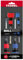 VESSEL Lot de 4 tournevis à poignée sphérique Rouge/bleu 2204PBU