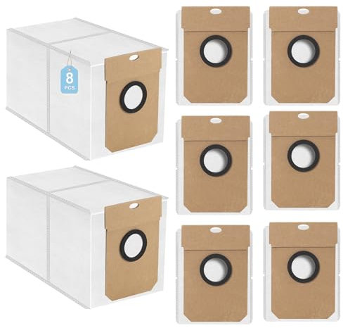 COYICOLI 8 Stück Staubsaugerbeutel für Conga, Kompatibel Mit 11090-8er Pack Staubsaugerbeutel Ersatz Für Conga Saugroboter