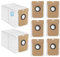 COYICOLI Kit de 8 Sacs Aspirateur Pour Conga Compatible Avec 11090 - Pack De 8 Sacs De Rechange Pour Robot Aspirateur Conga