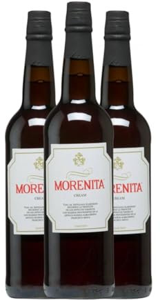 Crema de Licor Emilio Hidalgo Morenita Sherry Cream 75 cl (Caja de 3 Botellas de 75 cl)