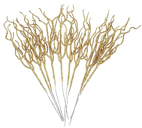PLAFOPE 10 Piezas De Adornos De Hojas Navideñas Adornos para Árboles De Navidad Hojas De Simulación Festiva Aspecto Elegante para Su Hogar