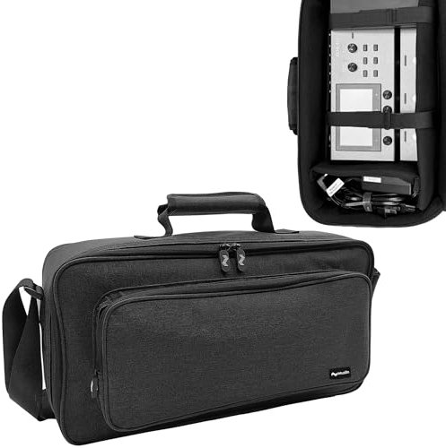 Musiin Gitarren-Multieffekt-Pedaltasche, kompatibel mit Boss GX-10,DJControl Mix Ultra, organisierte Fächer für Stromkabel und Zubehör,Kratzfest, ideal für Out-Stage,Studio und den täglichen Gebrauch