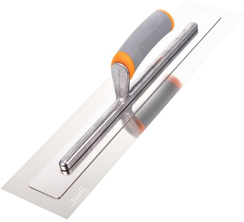 Toolty Finishing Trowel 460mm Soft Grip 18 in Flexible Blade Plastering