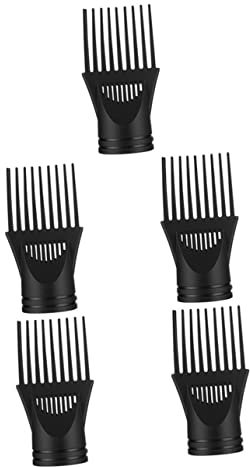 LOLIPPYY Ugelli per Asciugacapelli 5 Pezzi Accessori Professionali Pettine per Styling Ugelli Creativi per Parrucchieri Leggeri e Pratici per