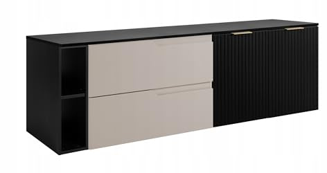 Rodan Moderne Möbel - Schrank Kaschmir - Möbelstück - Bastelregal – Bastelplatte 160 x 57 x 46 cm