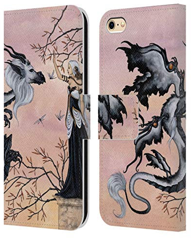 Head Case Designs Officially Licensed Amy Brown Salutations Folklore Leather Book Wallet Case Cover Compatible With Apple iPhone 6 / iPhone 6s