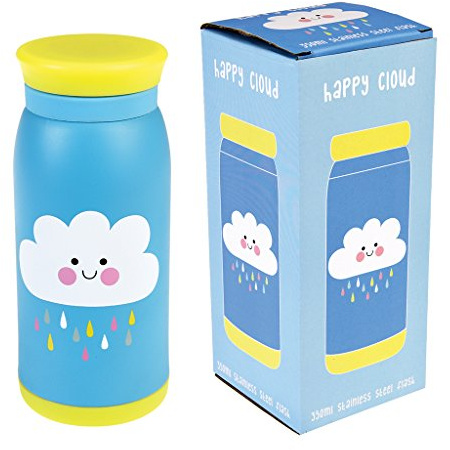 Rex International Happy Cloud - Botella de acero, unisex