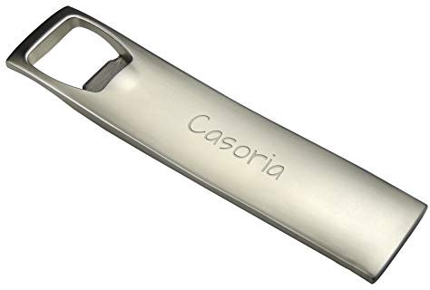 elasto – Flaschenöffner personalisiert mit Gravur – Bieröffner aus Metall– Kapselheber mit Name – Bierflaschenöffner als perfekte Geschenkidee für Papa, Mann, Freund & Opa (125 x 30 x 7 mm)