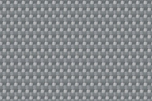 Sellon24® Balkonsichtschutz mit Ösen Balkonverkleidung Sichtschutz Balkonbespannung PE-Rattan RD17 Silber Grey 110 (18,99€/m2)