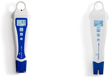 Bluelab PENPH pH Pen – pH-Stift, Messgerät für pH-Wert & Temperatur – komplett wasserdicht, einfache Kalibrierung, Sonde mit Doppelanschluss, Weiß & ppm Pen für Pflanze Keimung