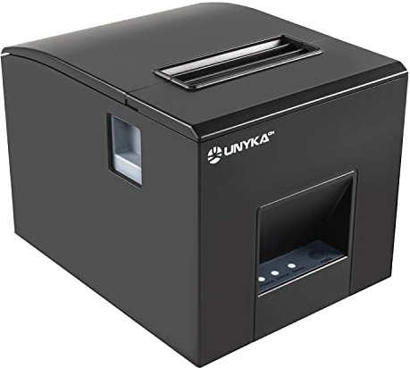 Unykach Impresora Térmica de Tickets POS3 UK56007 con Conexiones Serial, USB, RJ12, RJ11 y LAN, ompatible con Compatible con Windows, JPOS, OPOS, Linux, Android y Mac