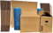 Kit de Déménagement T2 - Fabriqué en France - 20 Cartons de Déménagement Grosse Épaisseur 50x30x30 cm + 10 Cartons livres 25x25x33 cm + 1 rouleau de Papier bulle 20 m x 50 cm