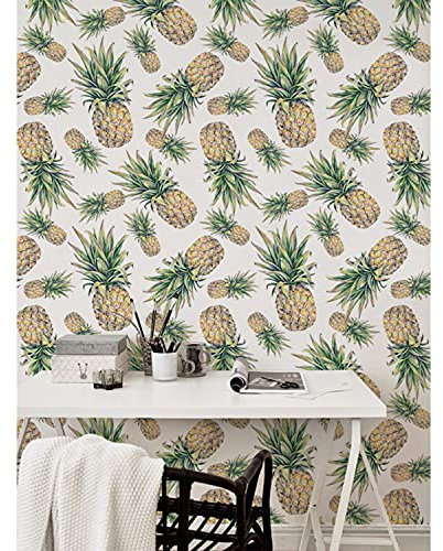 Coloray Fotomurale 104x70 cm Entretela Con Foto Decorativo Pegatina Fondo de Pantalla Fotomurale - Frutas de piña
