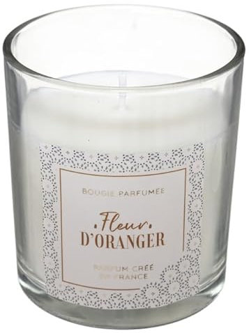 Paris Prix Comptoir de la Bougie - Bougie Parfumée Cloche Loli 130g Fleur d'Oranger
