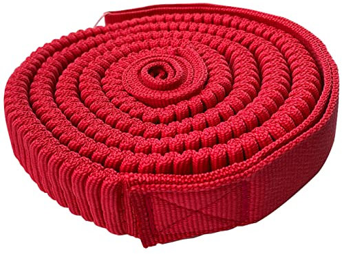 NewShot Bike Bungee Tow Rope, All Bicycle Leash for Kids Adult Long Trip MTB & Cycling Pull Strap (Rot)