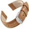 Archer Watch Straps - Uhrenarmbänder mit Schnellverschluss aus Hochwertigem Genarbtem Leder (Kamelfarben/abgestimmtes Garn, 18mm)