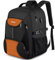 PUSLOM Großer Rucksack Herren Wasserdicht 17.3 Zoll Laptoptasche Arbeit Laptop Rucksack mit USB Ladeanschluss Anti Diebstahl Business Reisen Schulrucksack für Männer Frauen Jungen Teenager Schwarz