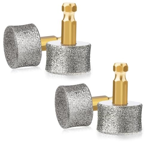 LUTER 4uds Molinillo de Uñas para Perros, Profesional Punta de Diamante Cabezal para Moler Uñas para Perros para Perros Grandes Medianos y Pequeños Compatible con Casfuy