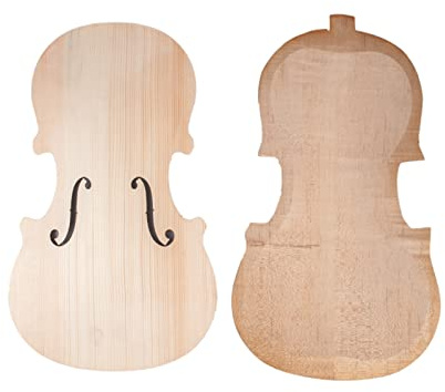 Violine Beschläge Geigendecke Und -boden, Unvollendete Geigenteile, 4/4-Fichtendecke Und Ahornboden, DIY-Geigenteile, Zubehör Violine Teile