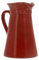 Broc à cidre rouge en grès de Noron de 1L Poterie Turgis - Pichet fait à la main - Produits-Normandie