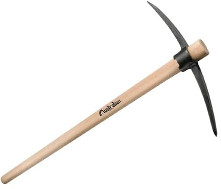La zappa Piccone svizzero con manico realizzato in legno resistente 91 cm (3 Kg)