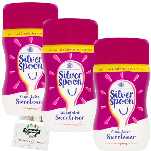 Sweetener Bundle with Silver Spoon Granulated Sweetener 75g 3 Pack + Brightdale Kitchen Card