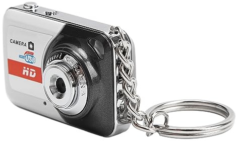 Mini Appareil Photo Numérique, Mini Caméra au Pouce, Caméra Vidéo Portable avec Détection de Mouvement, Mini Caméra DV, Caméra Porte-clés pour Adolescents, étudiants et Enfants