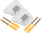 Mikinona Sturdy Wall Fan Hanging Bracket Set Steel Construction for Ceiling and Wall Fans