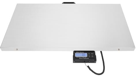 Soudesileim Digitale Tierwaage Bis 300kg, Haustierwaage Edelstahl Für Hunde|Katzen|Große Tiere, Tierwaage Mit Lcd-Display, Genaues Wiegen, 3 Wiegemodi (Kg/Oz/Lb)