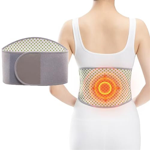 Ceinture dorsale auto-chauffante réglable - Protection thermique - Chauffe-reins - Unisexe - Chauffe-dos - Ceinture de soutien pour lombaire - Soulagement de la douleur - Taille L