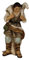 ZICOM Krippenfigur Hirte Bethanien natürlich ca. 8cm Polyresin handbemalt