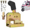 Niktule Serrure de porte pour tracteur, ensemble de serrures de poignée pour chariot élévateur - Serrure de poignée de porte robuste - Poignées de porte de sécurité, serrure de porte de tracteur en