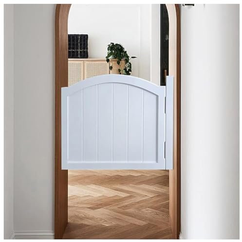 Salon Cafe Door Saloon Puerta Abatible White Saloon Puertas Abatibles, Puerta Abatible De Madera Maciza para Interiores, para Baño De Entrada De La Casa,Blanca,90x90cm