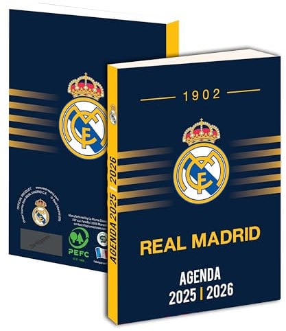 Real Madrid Schülerkalender Real 2025 2026 – Offizielle Kollektion