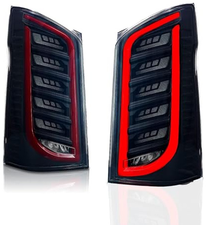 APOQTHF Archaic LED Rear ， für V-Class Vito W447 V250 3rd Gen EQV 2016-2023 2 Door Convertible, with Animation DRL, JDM Design,Pair,A