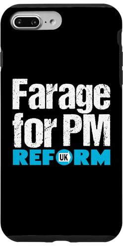 Farage for PM – Reform UK - Patriotic Call for Change Fun Case for iPhone 7 Plus/8 Plus