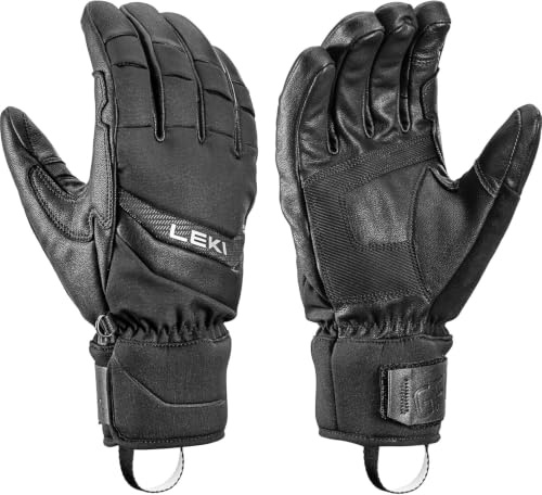 LEKI Skihandschuhe Griffin Base Zero/Ziegenleder & Softshell