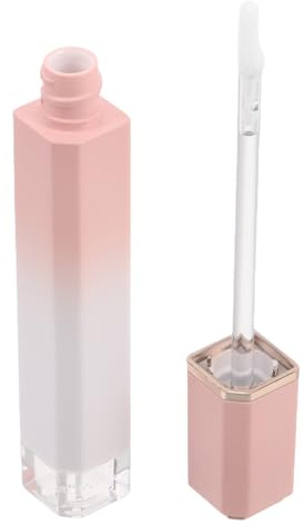Healifty Nachfüllbare Lipgloss Tuben aus Kunststoff Tragbar und Aufbewahren von Lippenöl Dekorative Reise Lipgloss Behälter für Beauty Make Up in Rosa